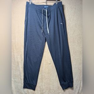 Tommy Bahama Men's Lounge Jogger Navy Size XL Embroidered Logo Casual Comfort